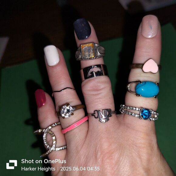 Lot of 10 Rings - Picture 1 of 10